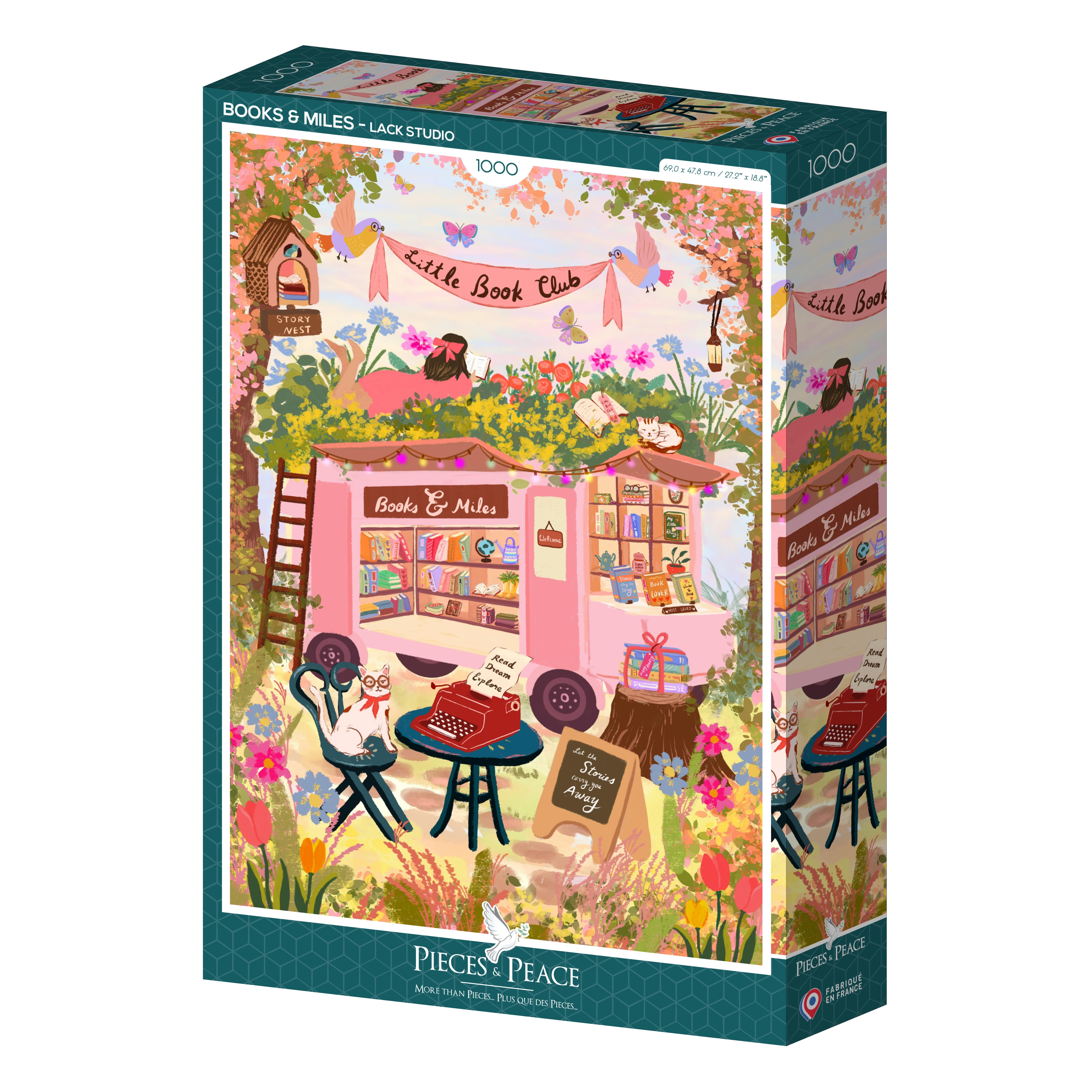 1000 Piece Puzzle - Traveling Books