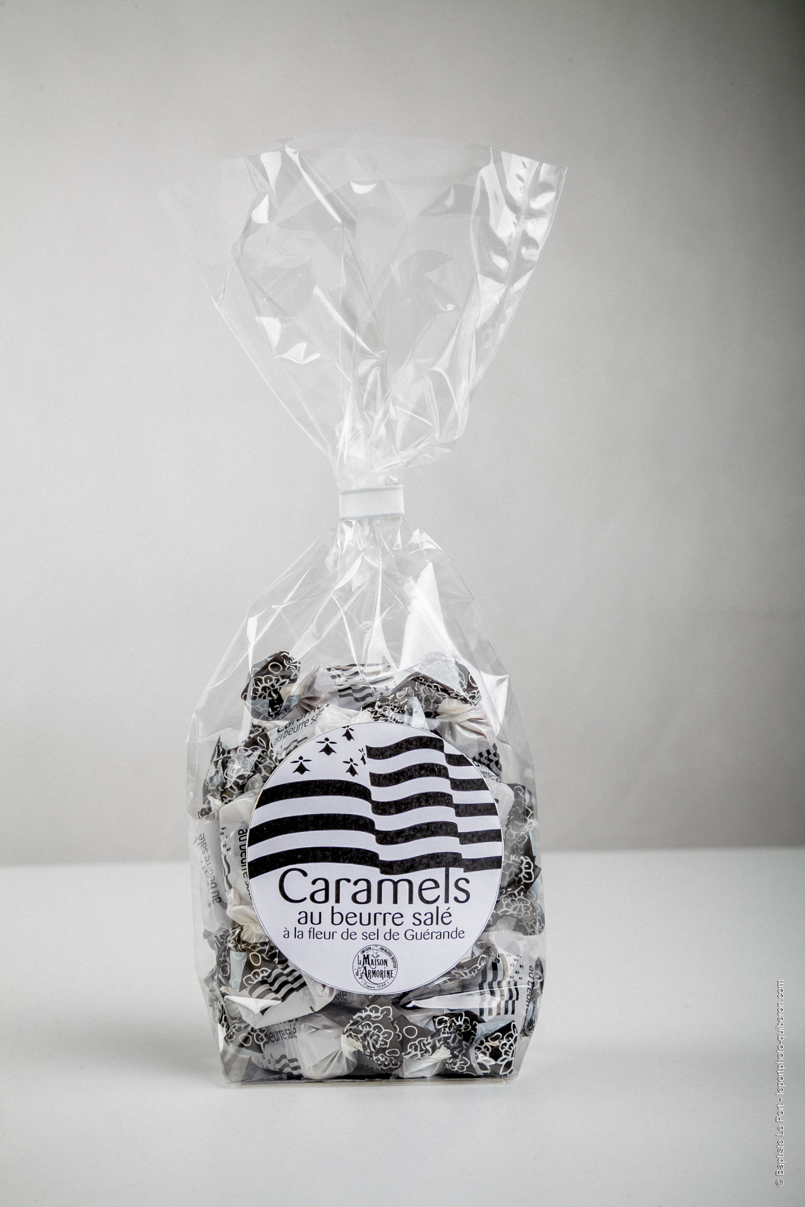 Soft caramel candies - 200g bag - "BZH" range