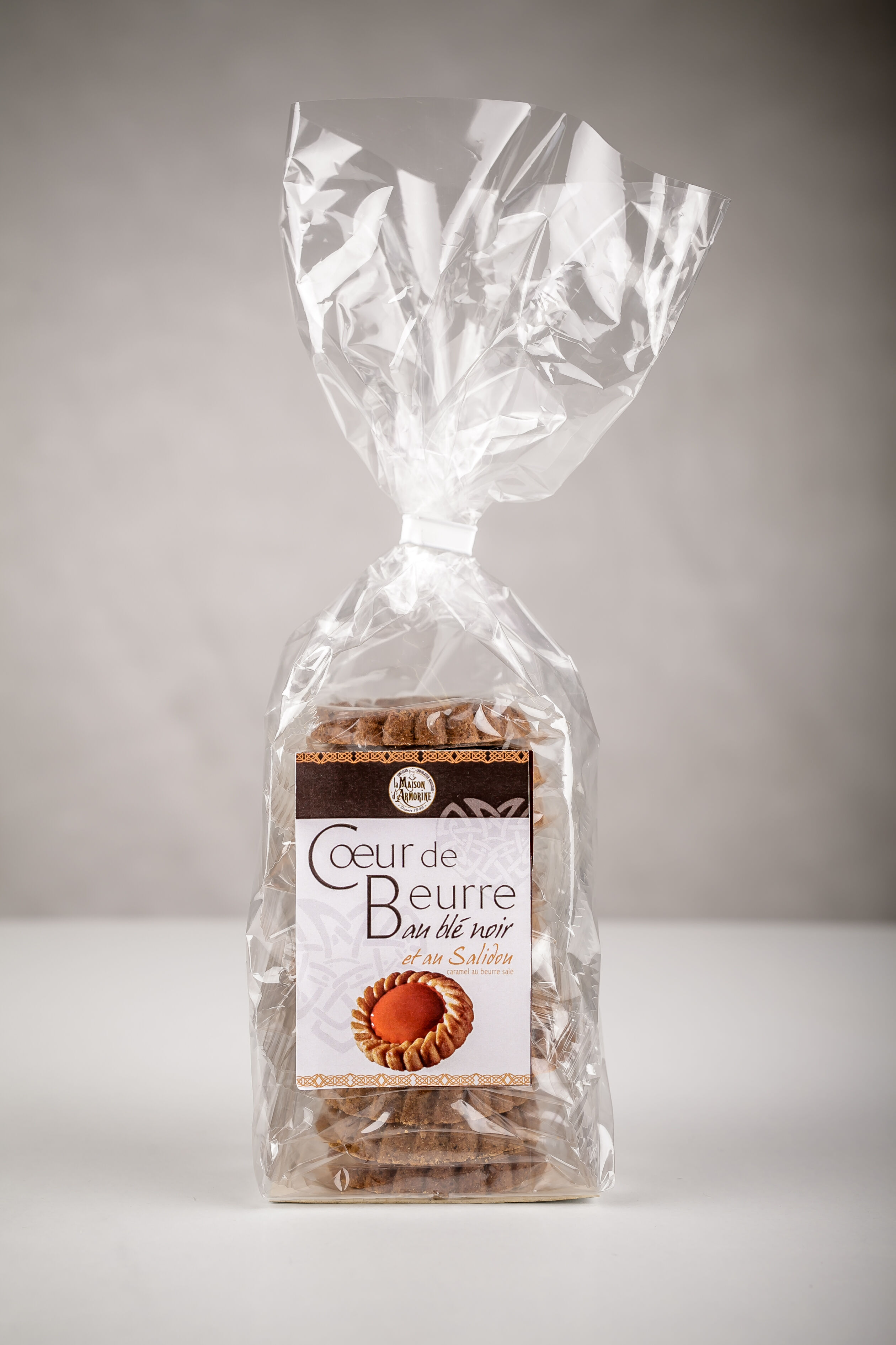 Buckwheat biscuits with a caramel center - 12-piece bag - 180g