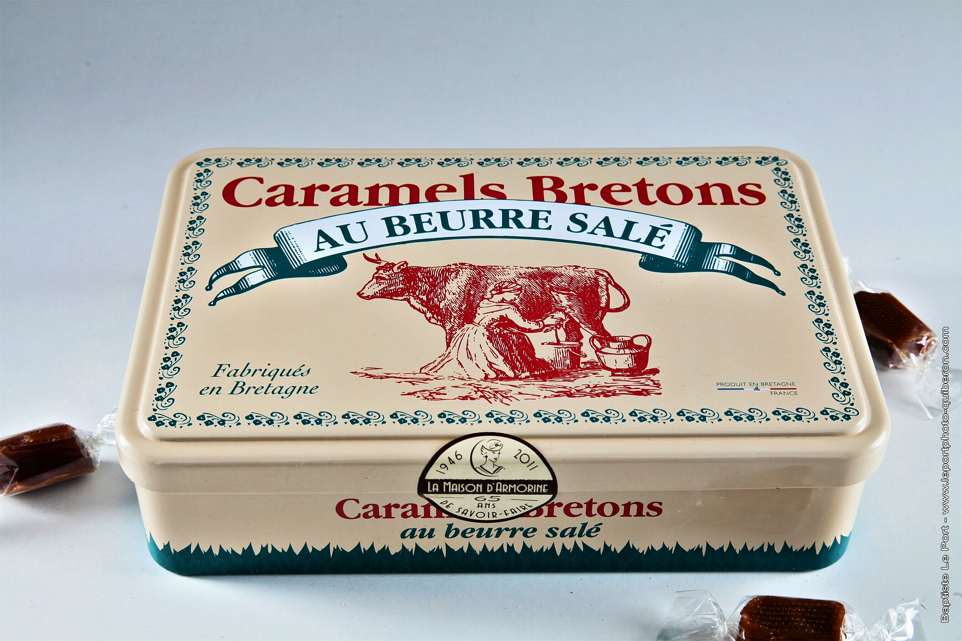 Soft caramel candies - Large tin - "Breton caramel" range - 300g