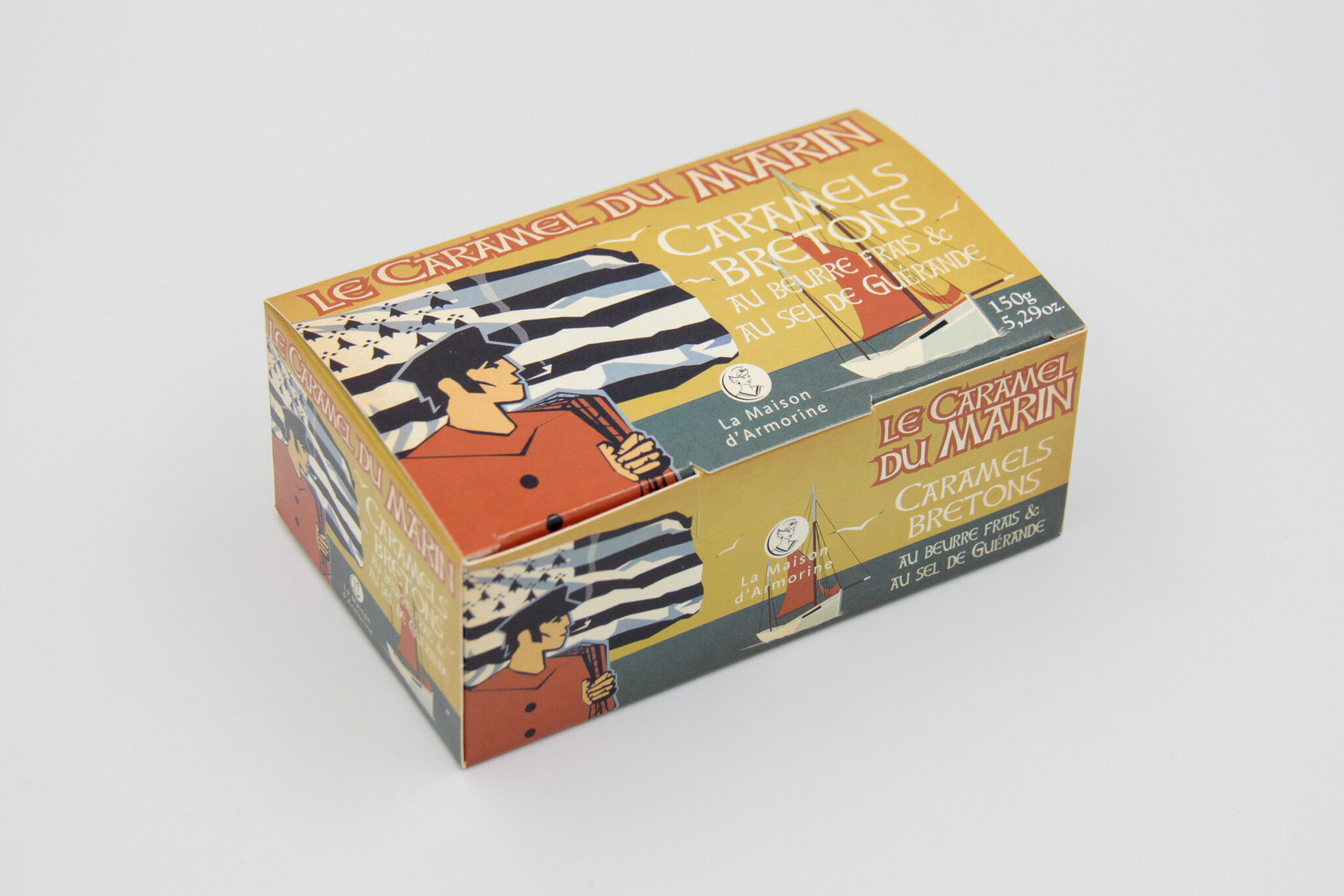 Caramel candies - Butter box - "Sailor's Caramel" range - 150g