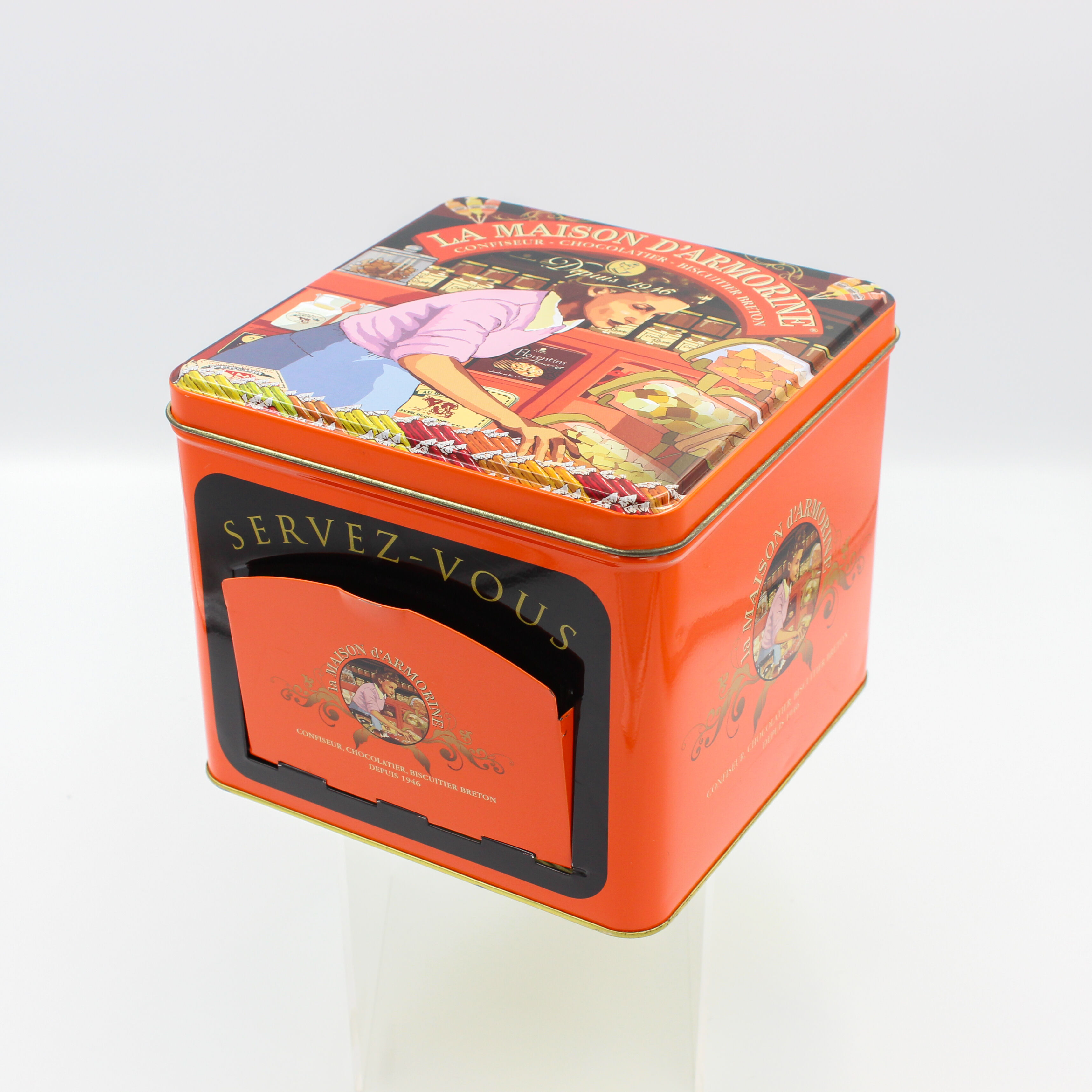Soft caramel candies - 500g "help yourself" box - "Armorine" range