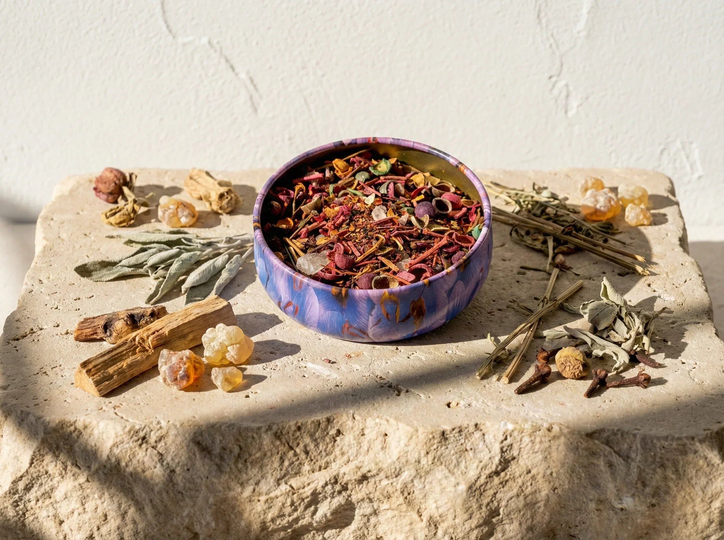 Herbal Doukhoun Grain Incense - Abundance, Life and Pure Gold Ritual