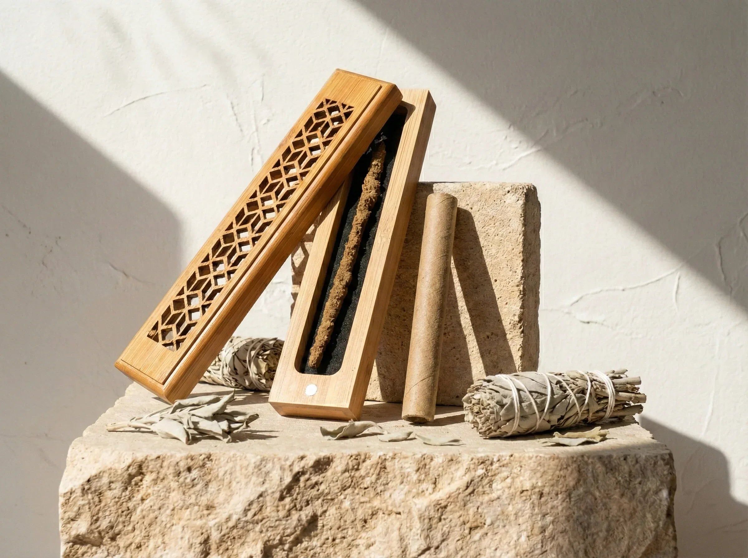 Natural Organic Sage Nomad Incense Sticks - Purification & Safety