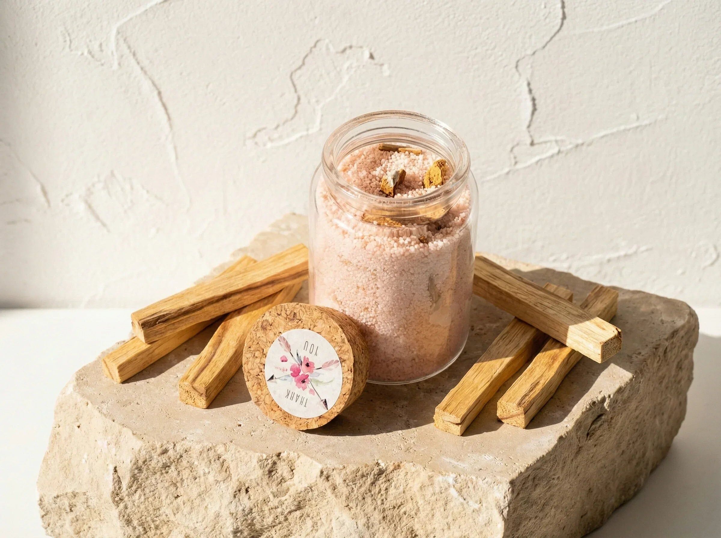 Palo Santo Sand Candle - Deep Grounding & Spirituality