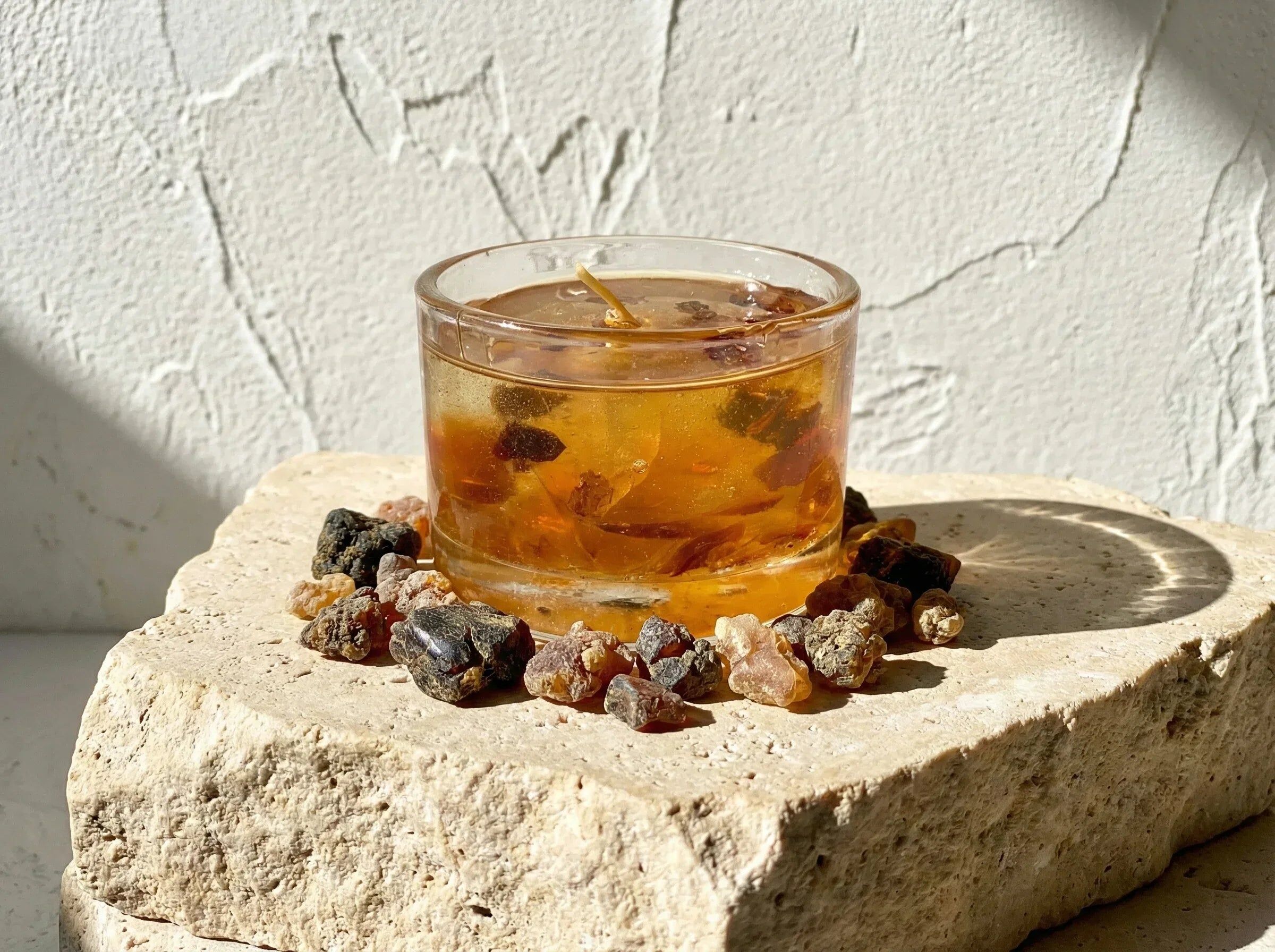 Organic Myrrh & Musk Gel Candle - Protection & Ancient Wisdom
