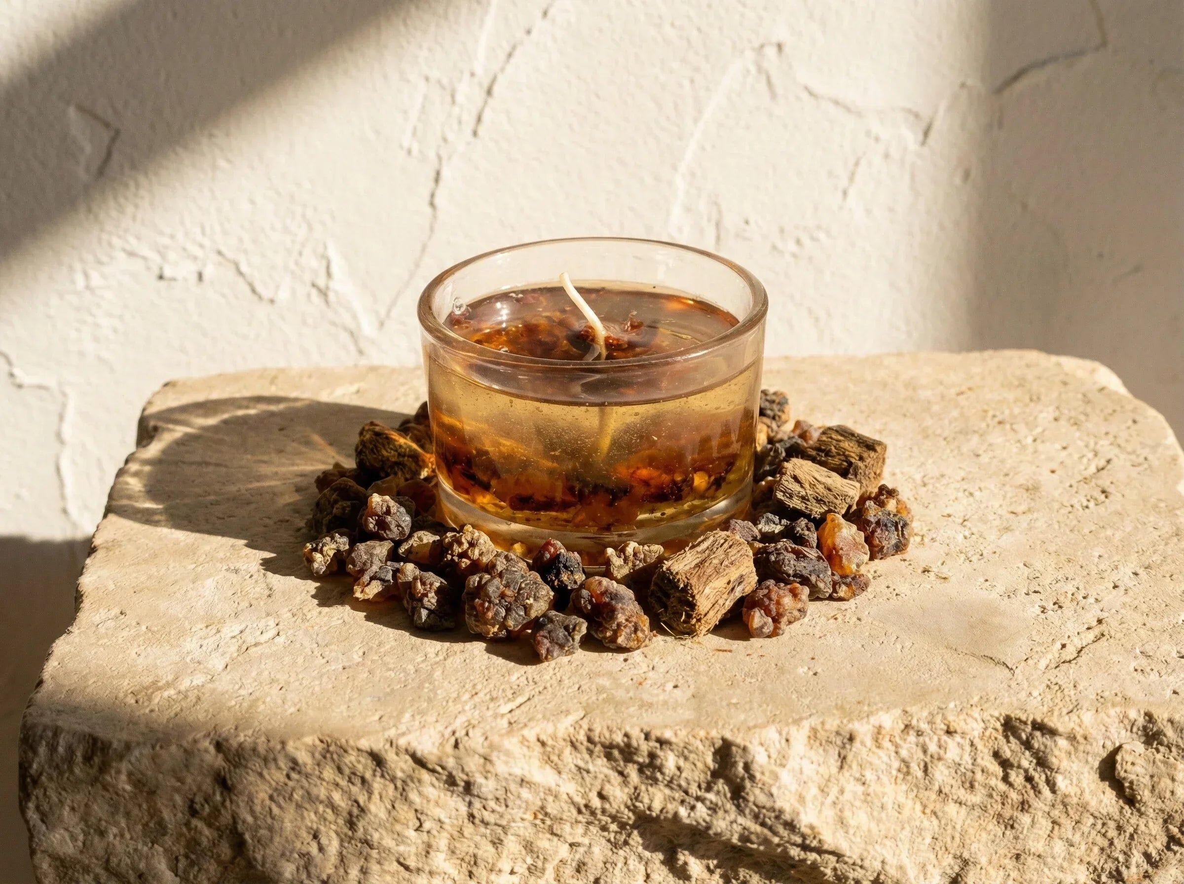Natural Handcrafted Candle Concentrated Myrrh & Musk - Awakening Harmony