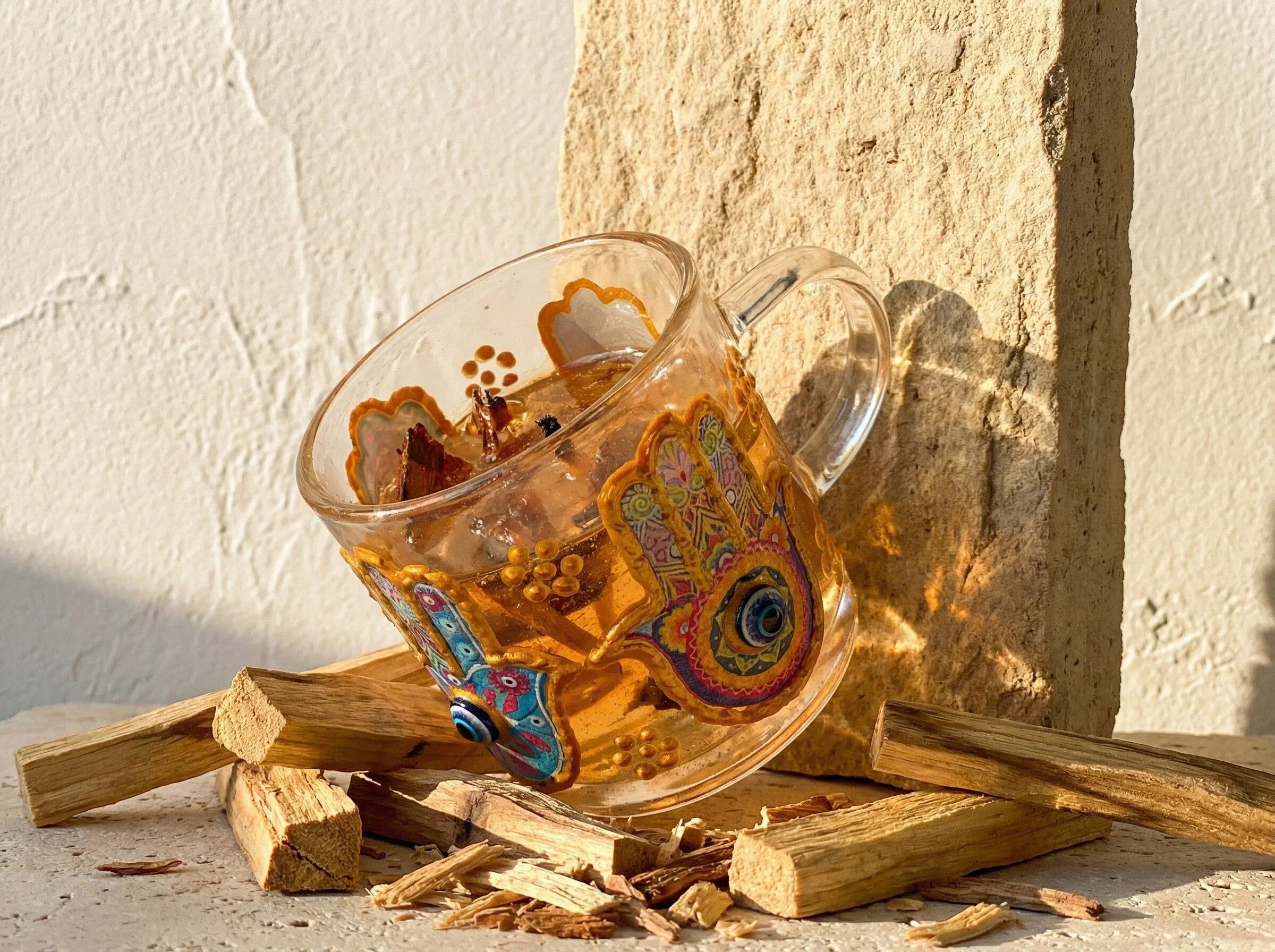 Palo Santo Organic Gel Candle - Deep Grounding & Serenity