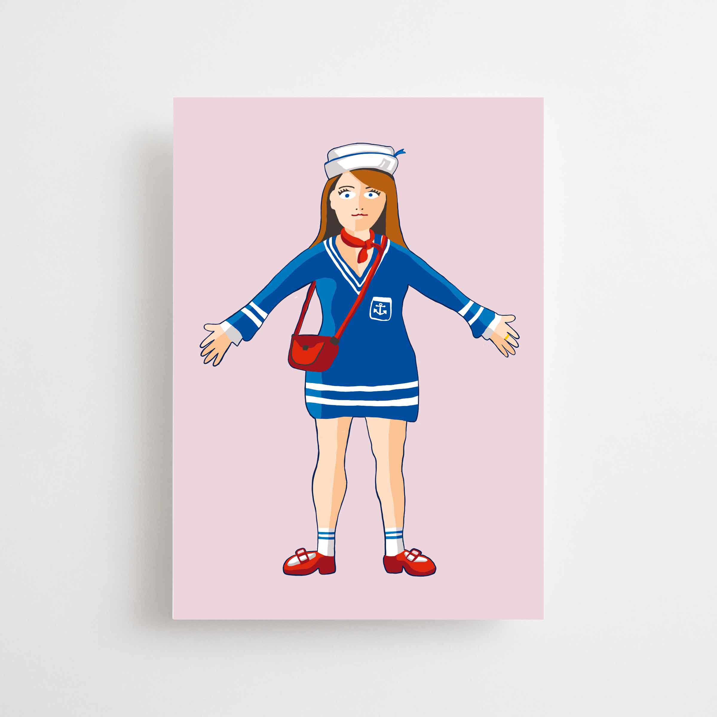 Maritime postcard - Helga