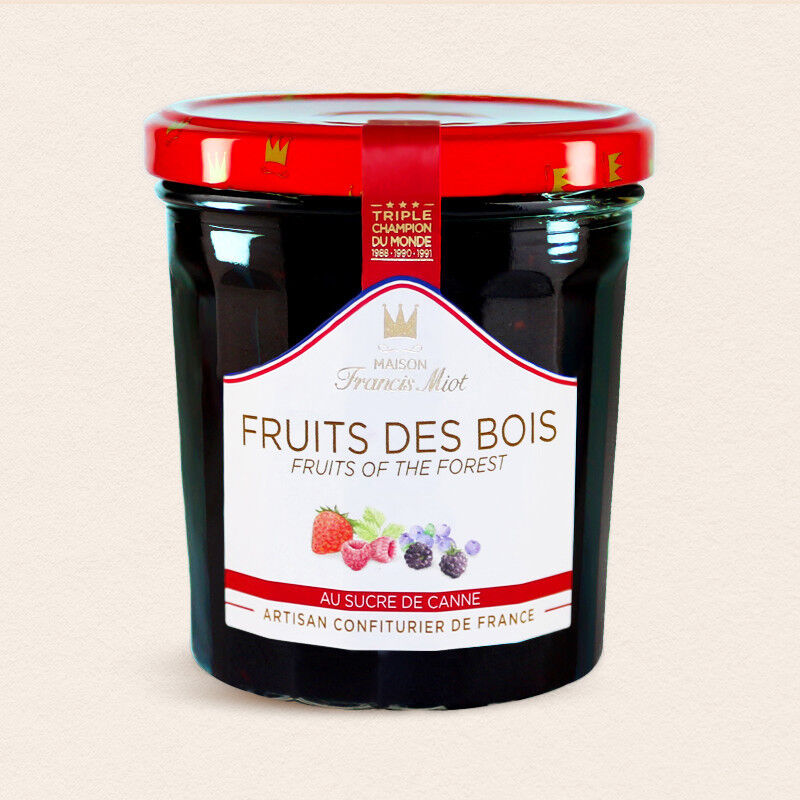 Forest berry jam with cane sugar - 340g