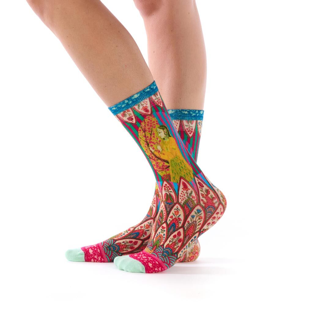 Chaussettes imprimées Floraison