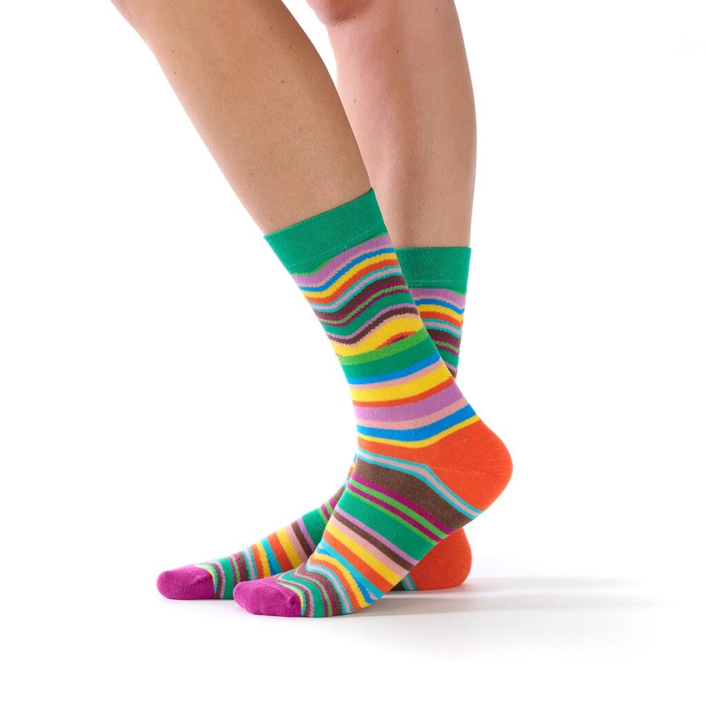 Chaussettes à rayures 2