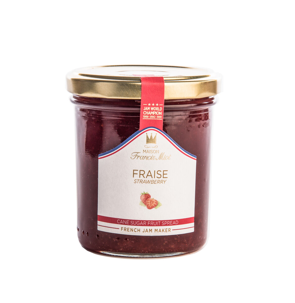 Strawberry jam with cane sugar - 220g