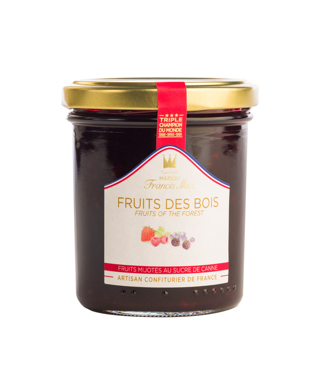 Forest berry jam with cane sugar - 220g
