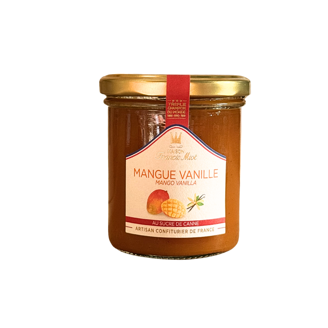 Mango & Vanilla Jam with Cane Sugar - 220g