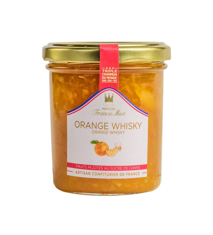 Whiskey orange marmalade with cane sugar - 220g