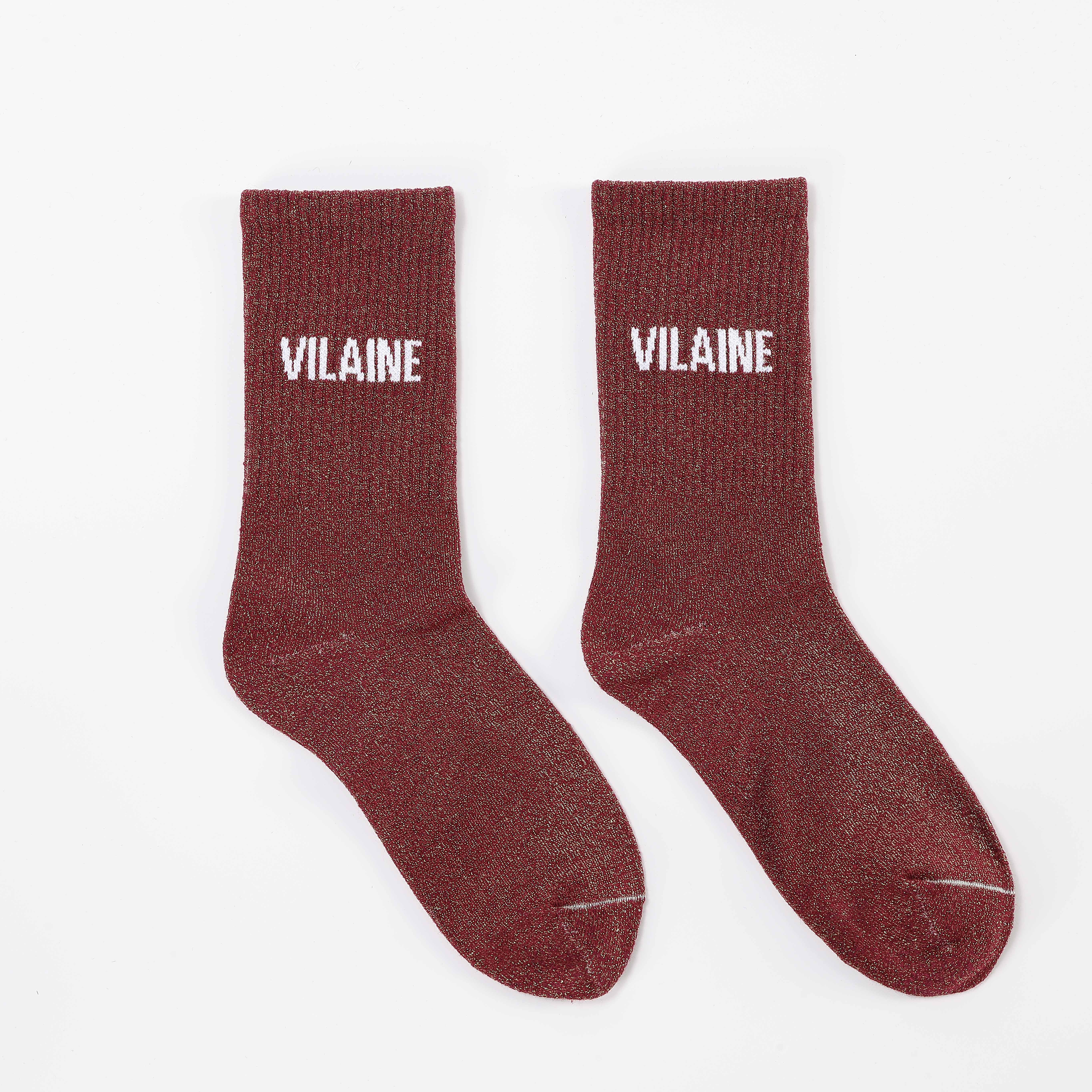 VILAINE D sequined socks