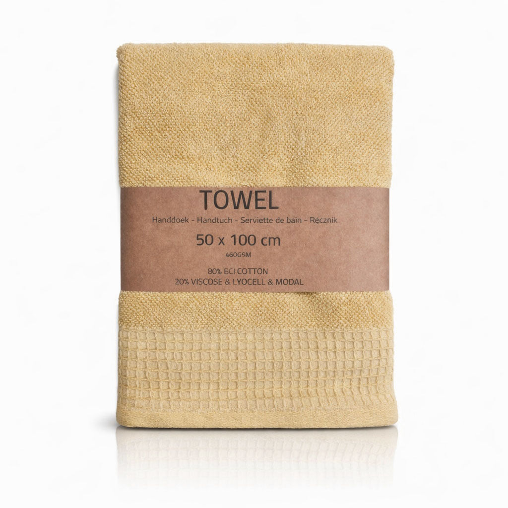 Light yellow towels 50x100cm – 460GSM