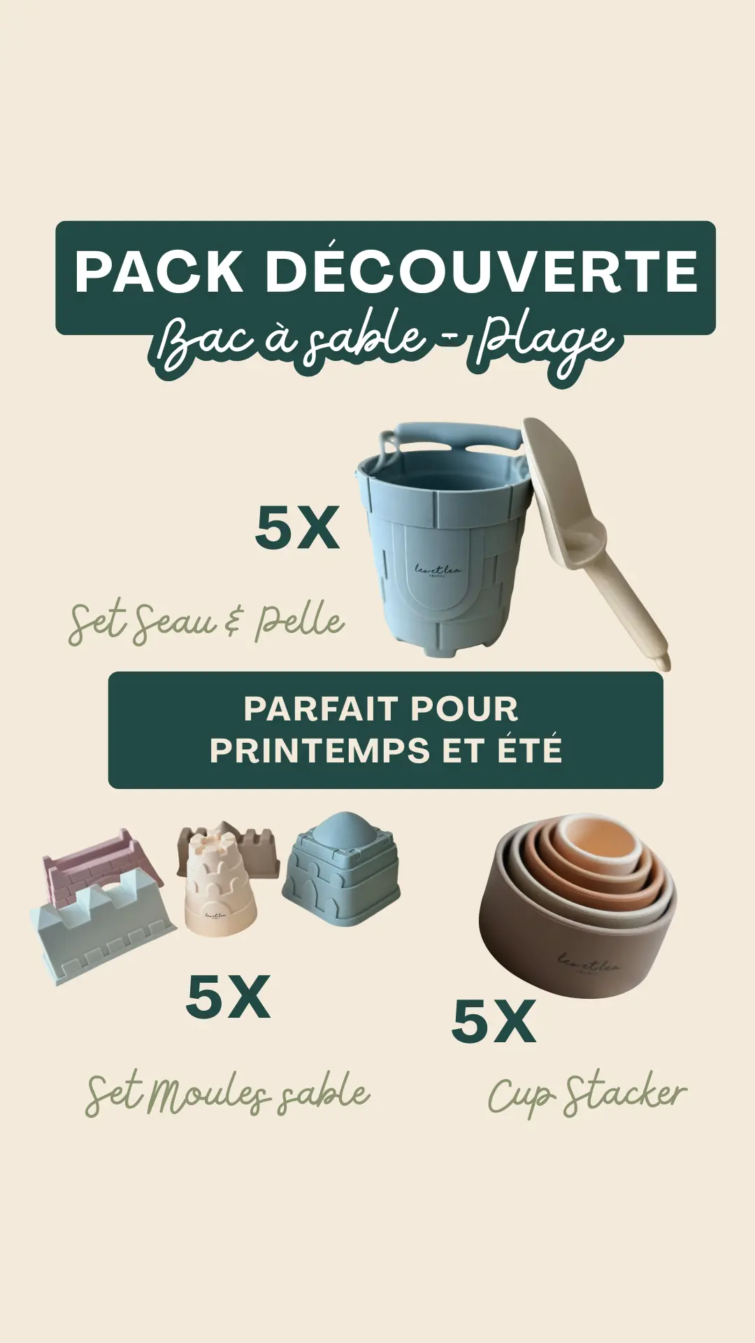 Seau Plage Set 12 Seaux + 12 Pelles De Plage Pour Enfants - Jouet Sable Coloré - Pour Châteaux