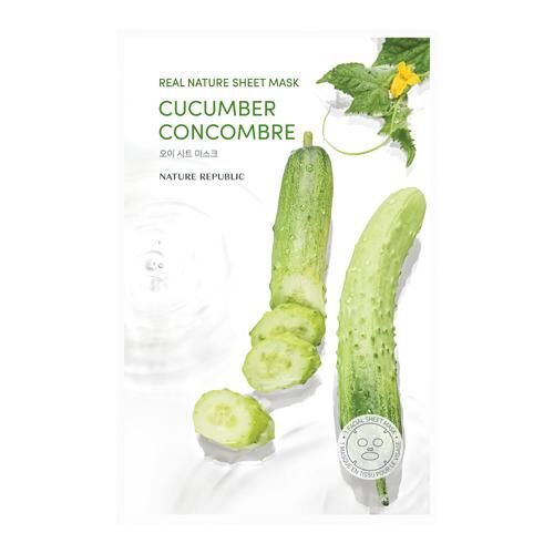 Nature Republic Real Nature Sheet Mask Cucumber 23ml