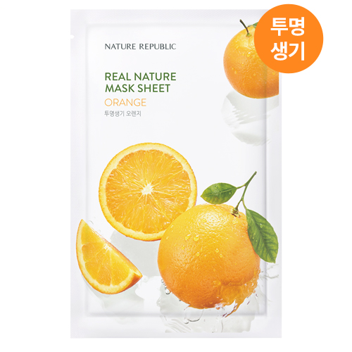 Nature Republic Real Nature Mask Sheet/Orange 23ml