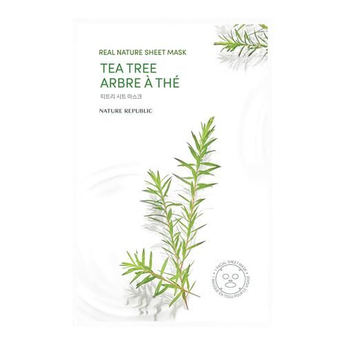 Nature Republic Real Nature Sheet Mask Tea Tree 23ml
