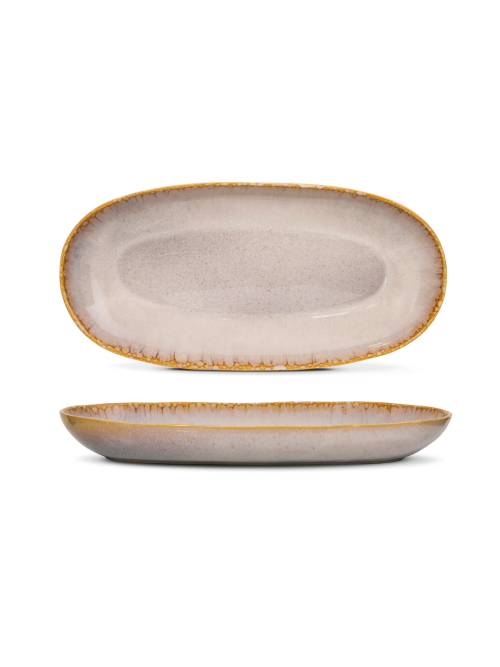 Portuguese elegance: Amazonia serving platter - L - in grey