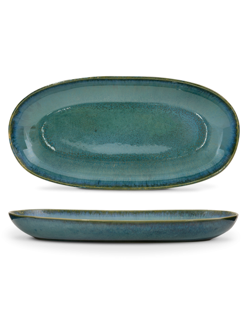 Portuguese elegance: Amazonia serving platter - XL - green