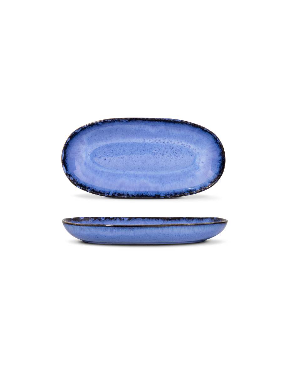 Portuguese elegance: Amazonia serving platter - M - in blue