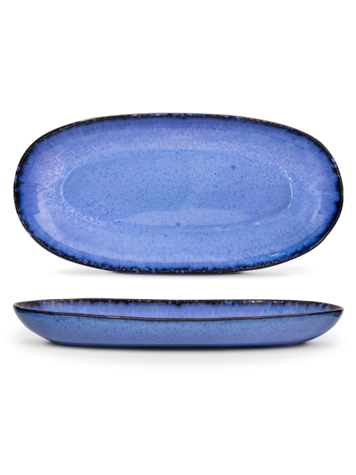 Portuguese elegance: Amazonia serving platter - XL - blue