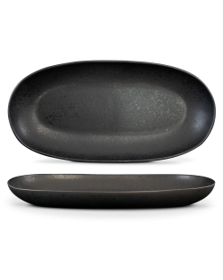 Portuguese elegance: Amazonia serving platter -XL- black