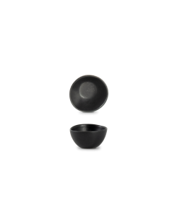 Amazonia ceramic sauce bowl, black | Portugal