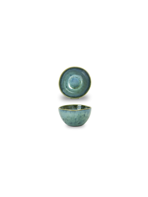 Amazonia ceramic sauce bowl, green | Portugal