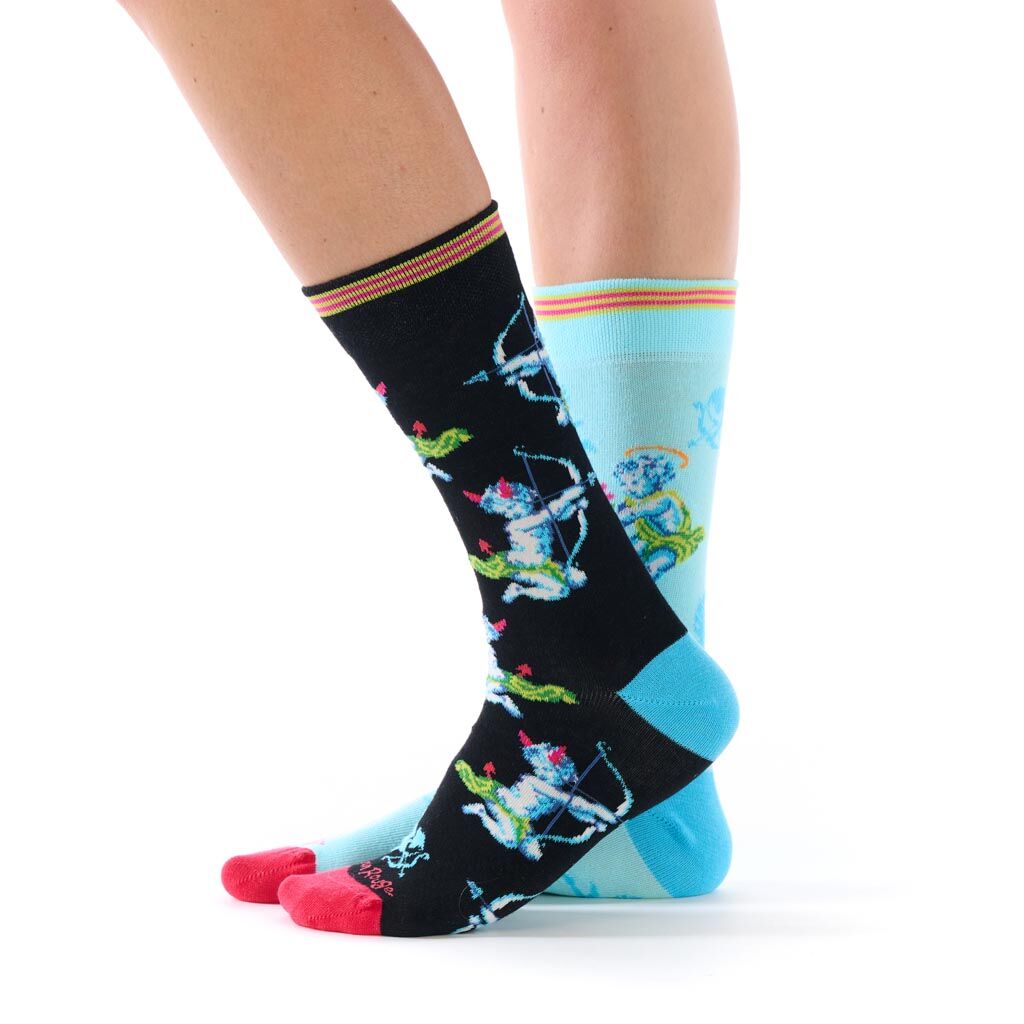Mismatched Cherub Socks