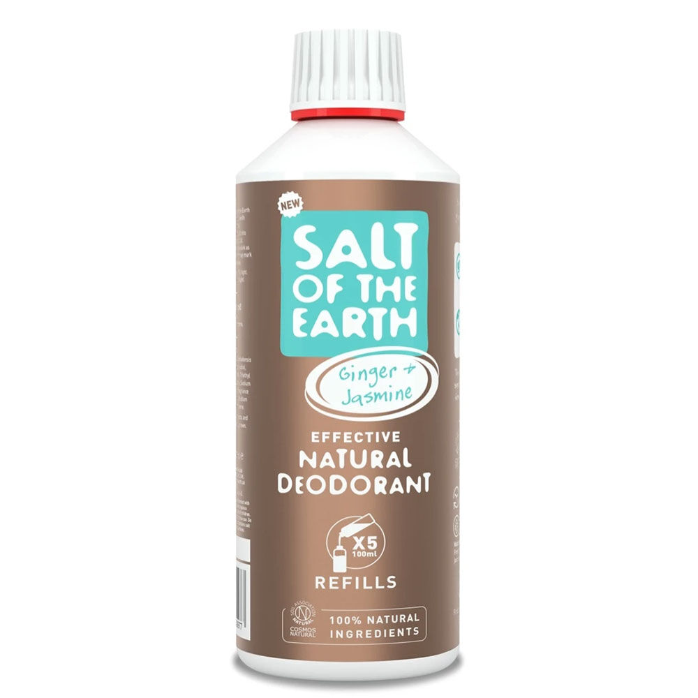 Salt of The Earth Ingwer & Jasmin Deodorant Nachfüllpackung 500 ml