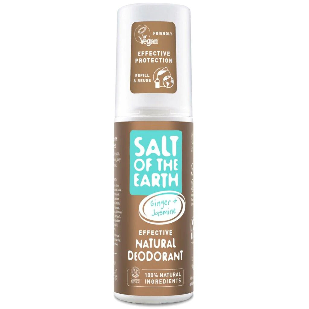 Salt of the Earth Ingwer & Jasmin Natürliches Deodorant-Spray