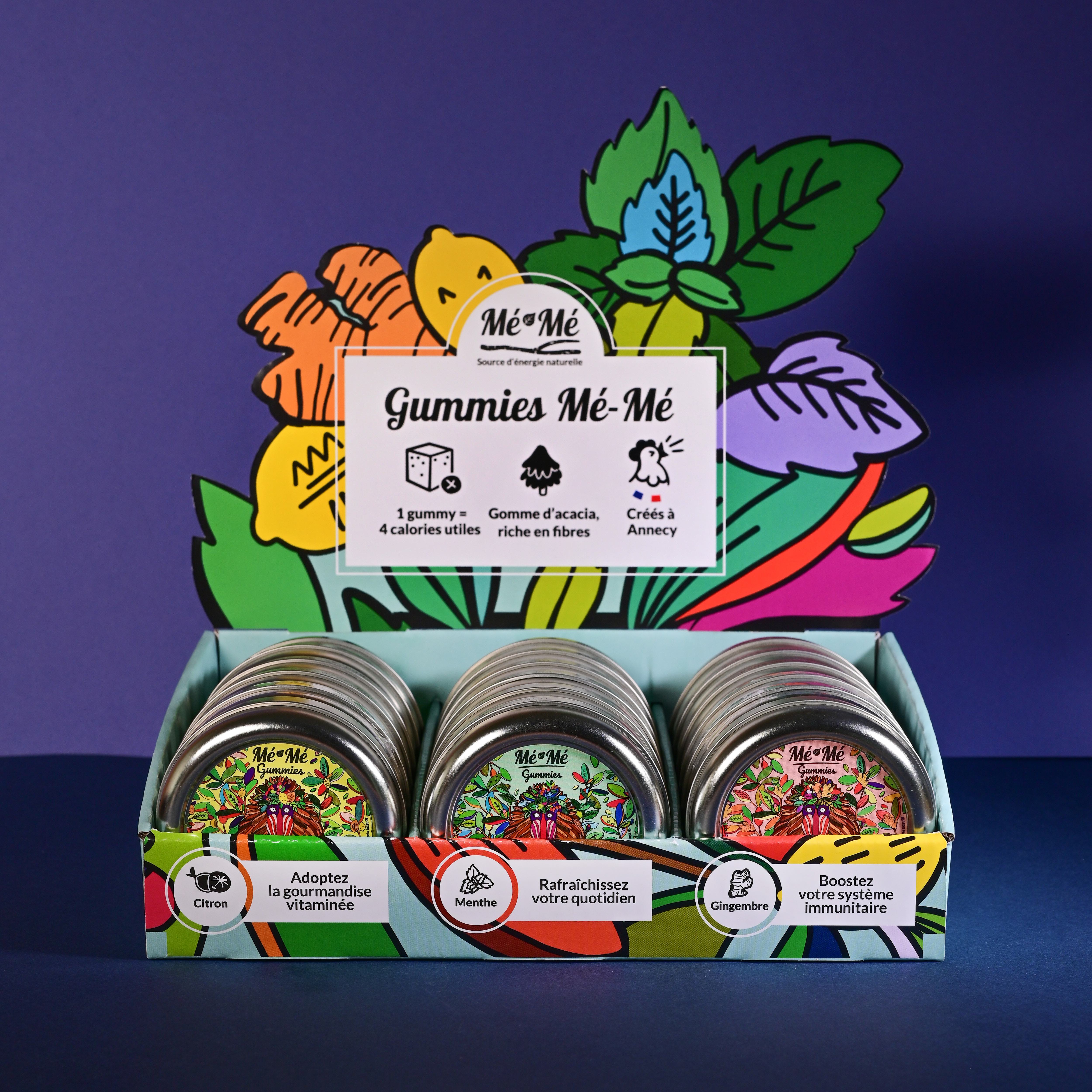 Coffret découverte Gummies avec présentoir Mé-Mé