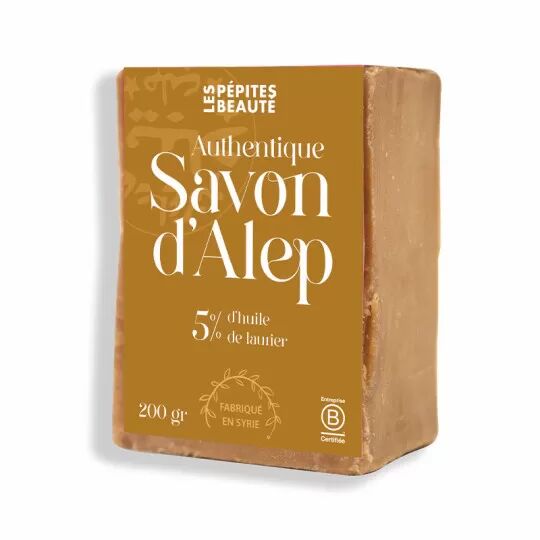 Savon d'Alep 5% - 200g - Mes pépites beautés