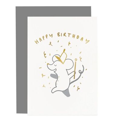 Mouse Child's Birthday Card
