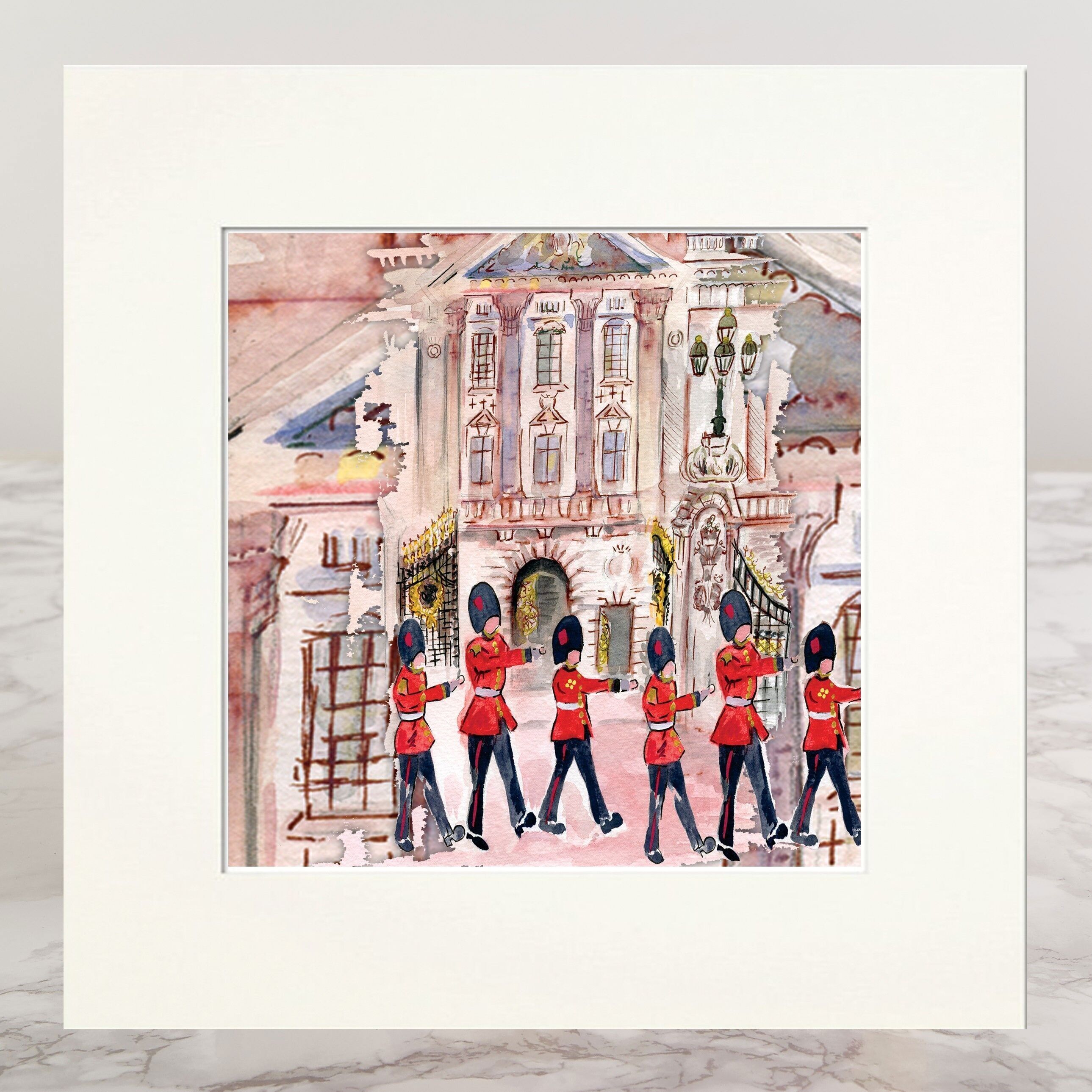 Stampa montata Buckingham Palace