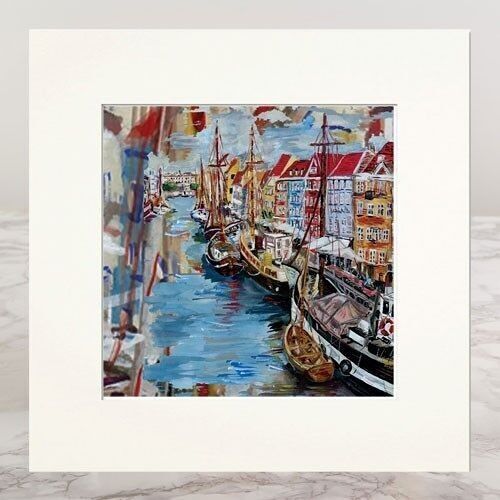 Mounted Print Nyhavn Quay