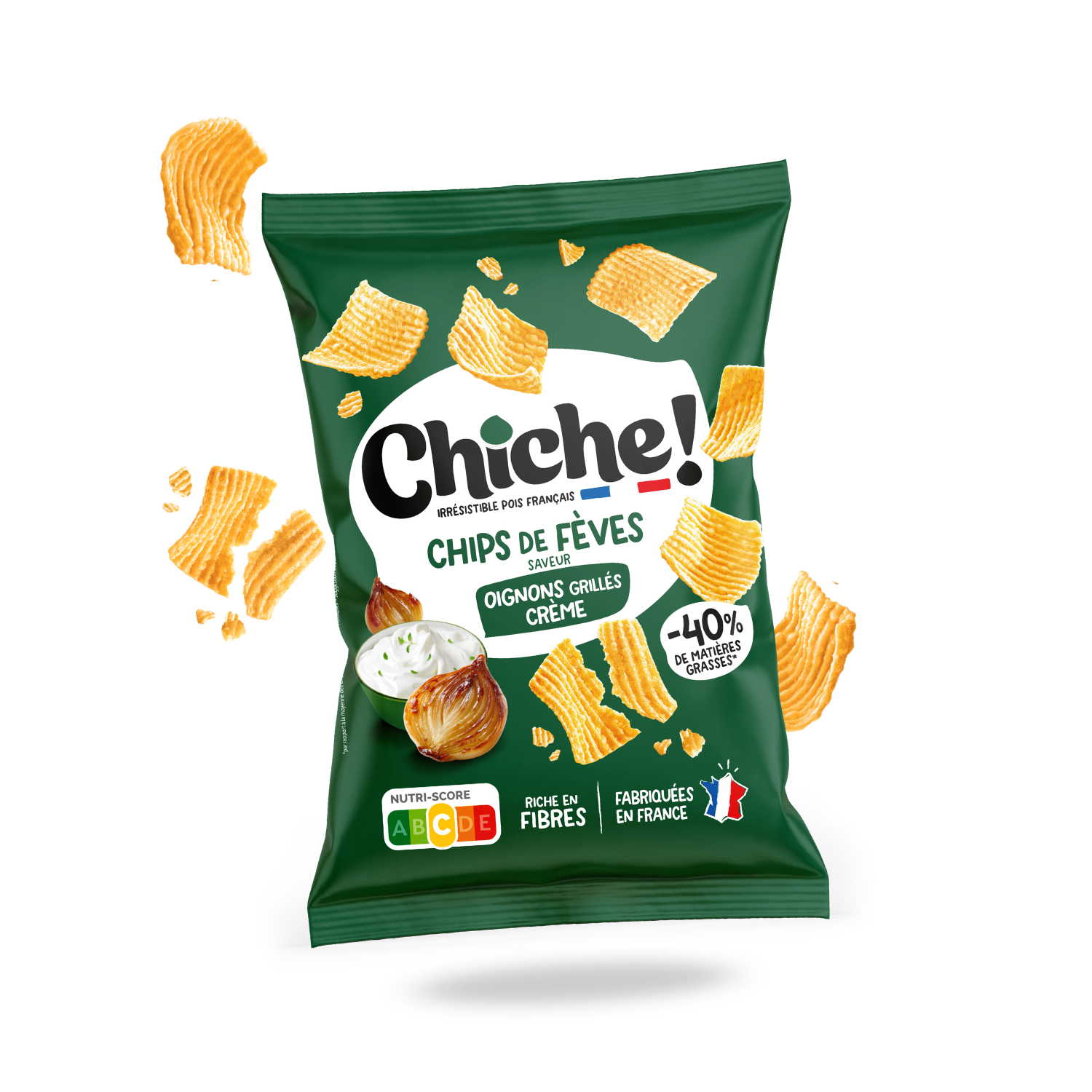 Broad Bean Chips - Grilled Onion & Cream 100g