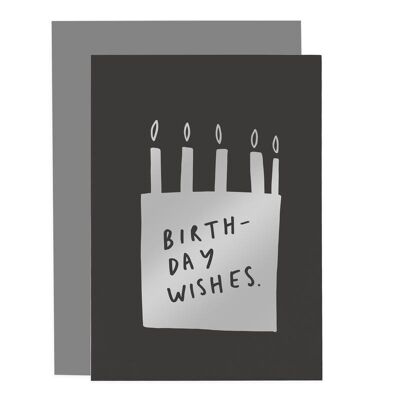 Birthday Wishes Cake Card