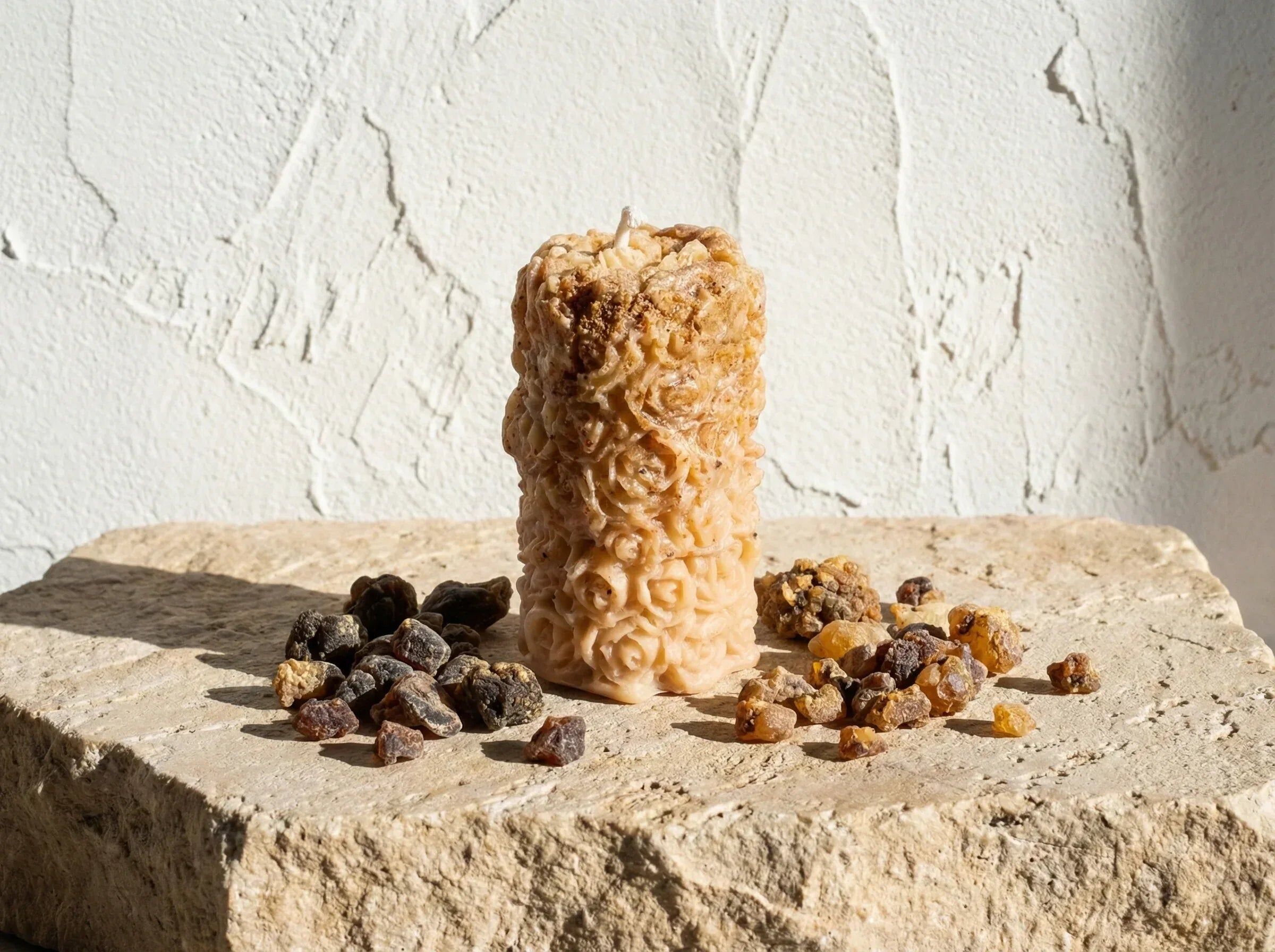 Myrrh & Musk Protection Candle - Wisdom & Mineral Secret