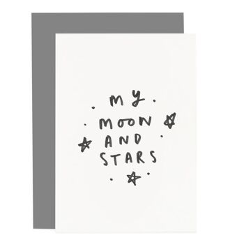 Ma carte lune et étoiles