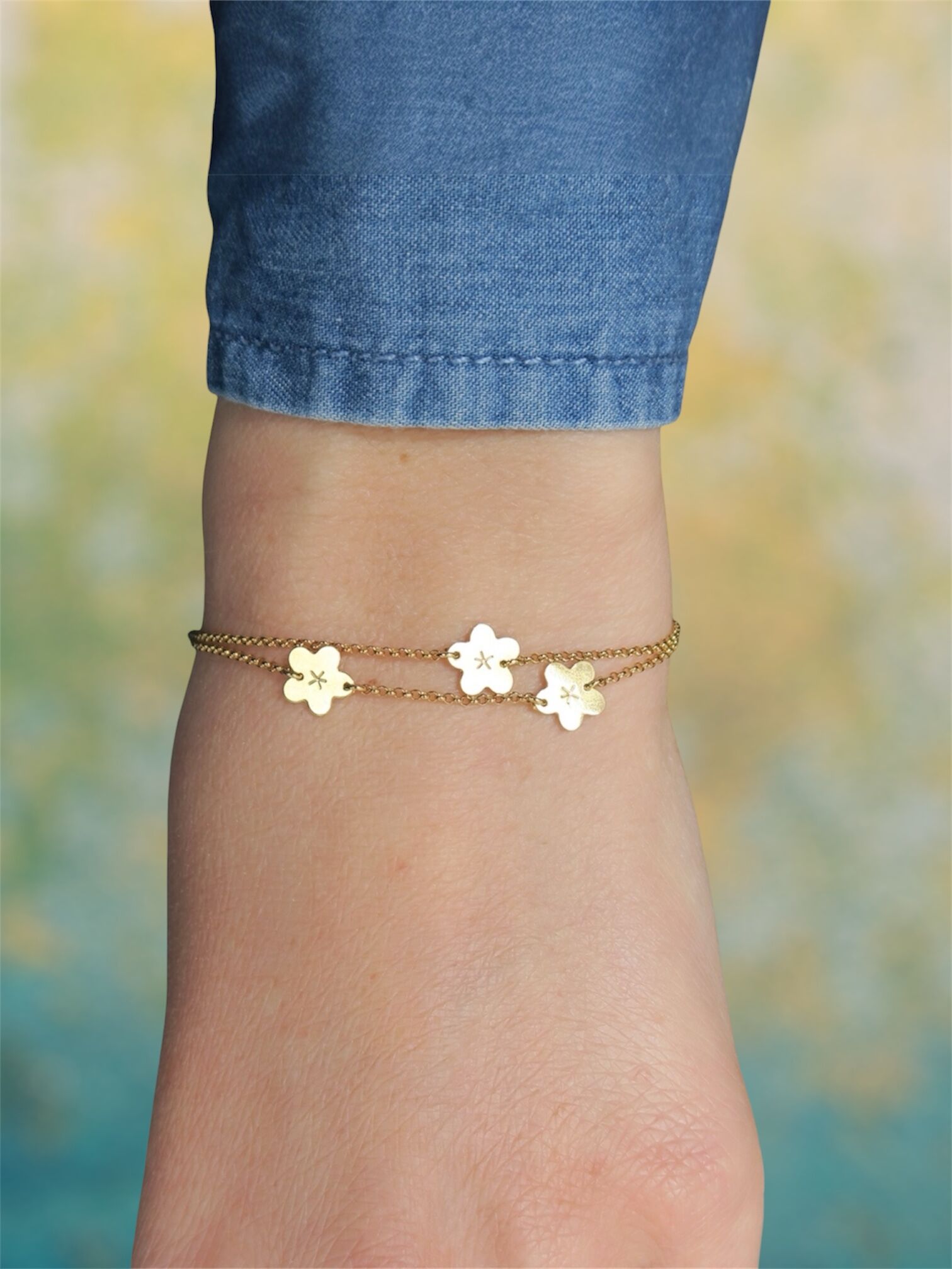 Flower bracelet