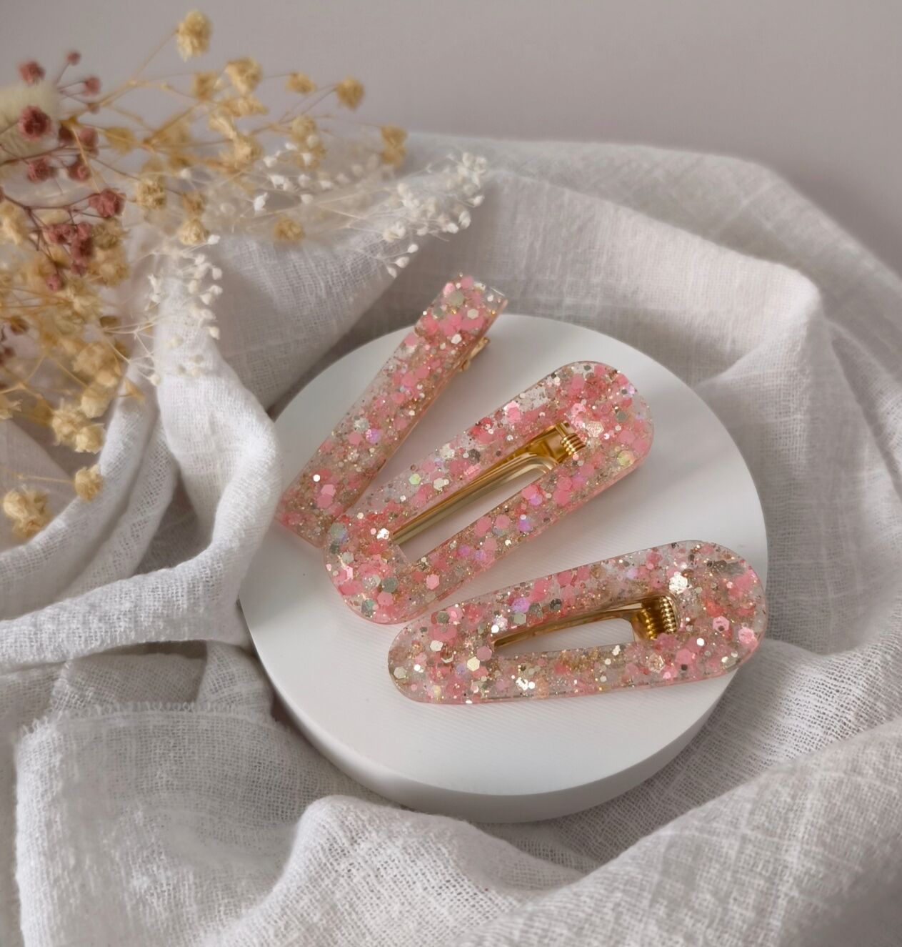 Barrette résine Strawberry