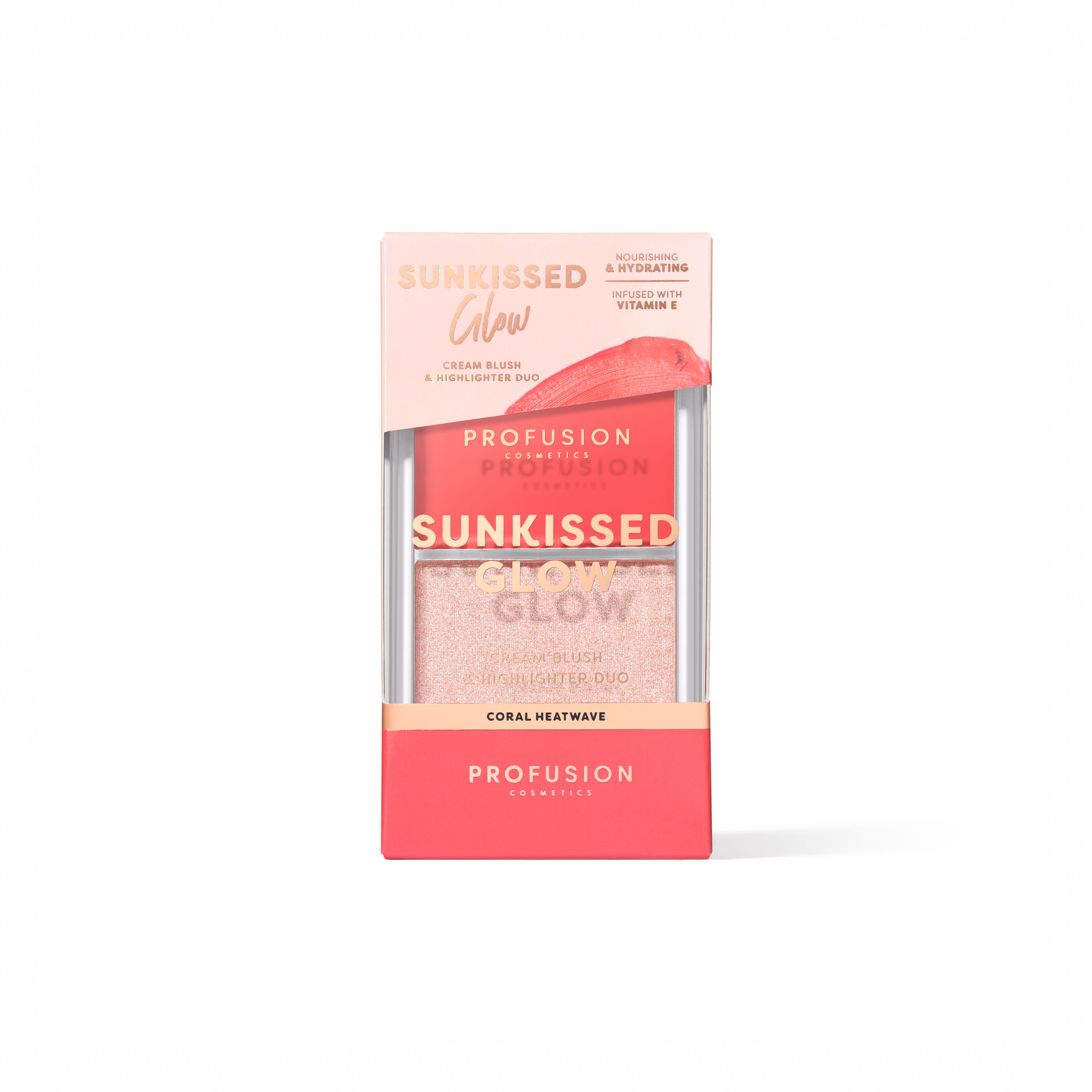 Rouge & Highlighter Sunkissed Glow – Coral Heatwave