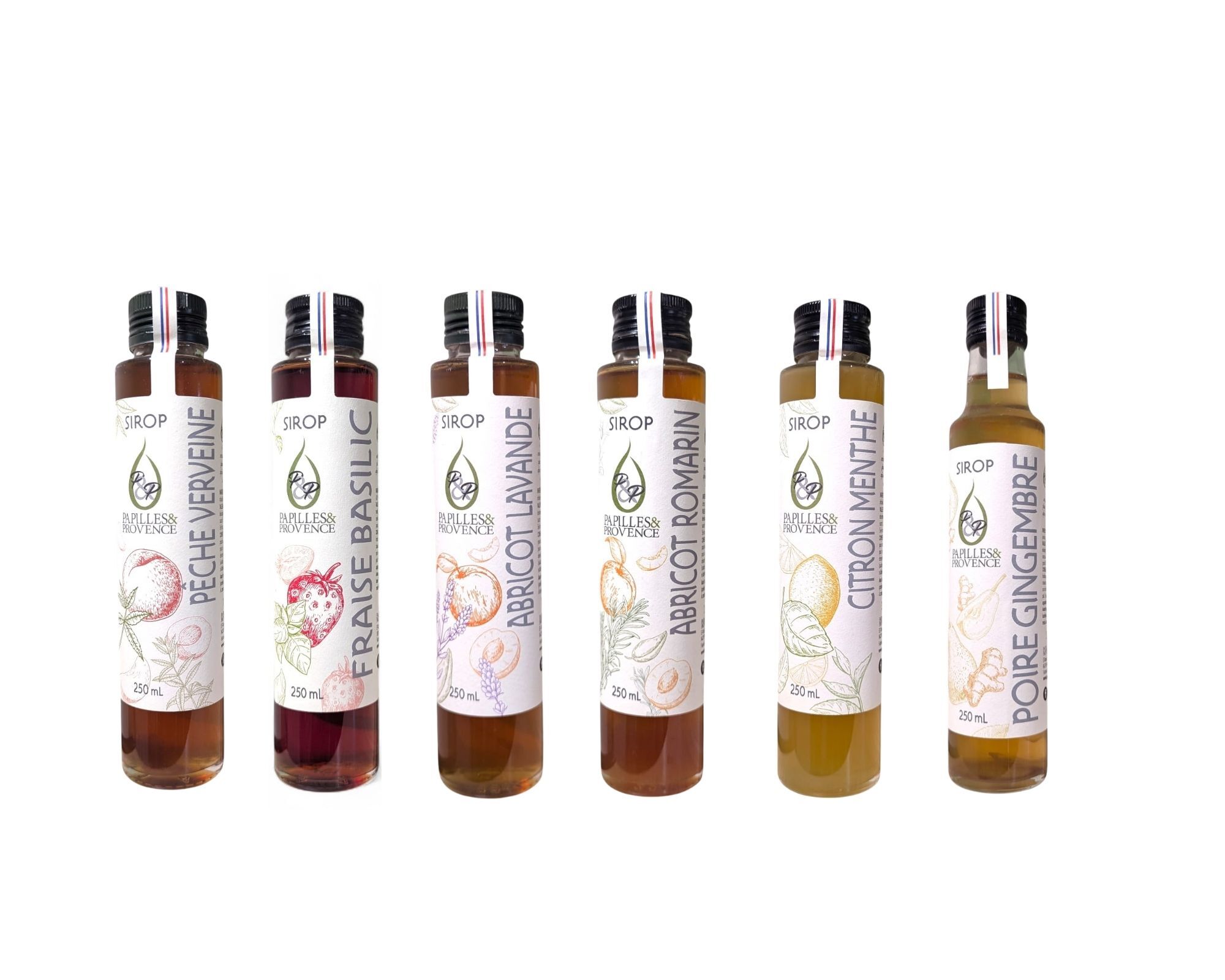 Artisanal Syrups - Discovery Pack Blend (fruits and plants): 6 x 250ml