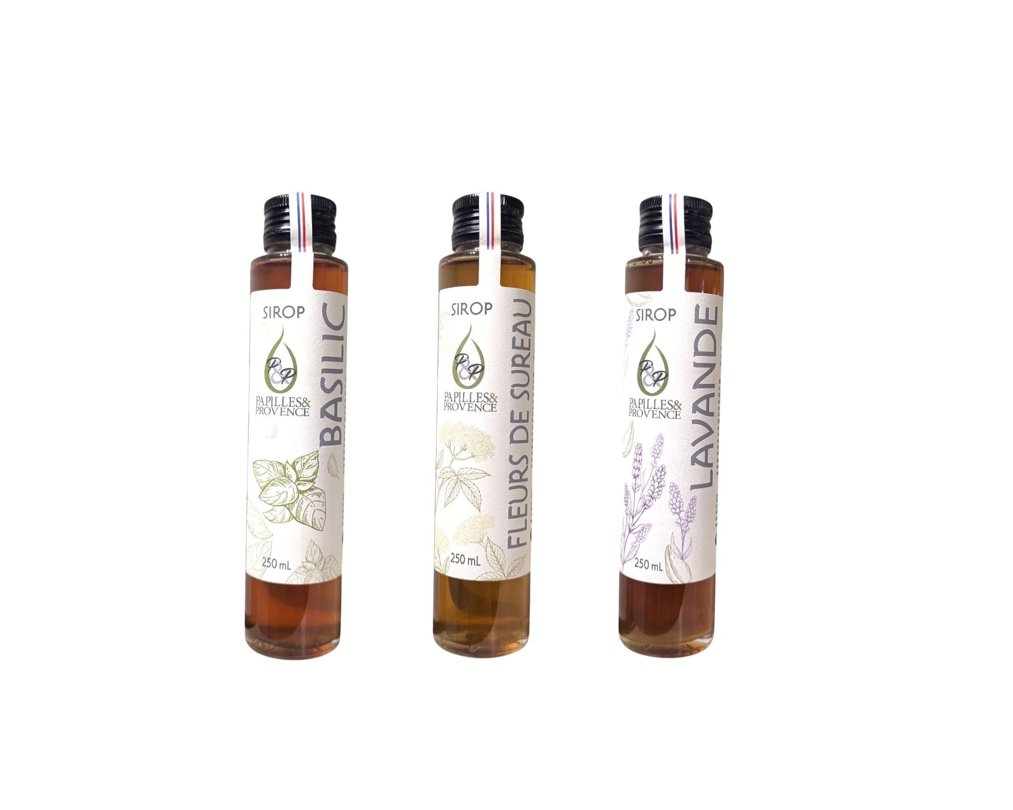 Artisanal Syrups - Discovery Pack (plant-based): 3 x 250ml